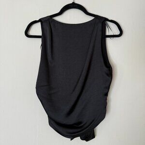 Zara Tank with Tie Back | Black | Sz. M